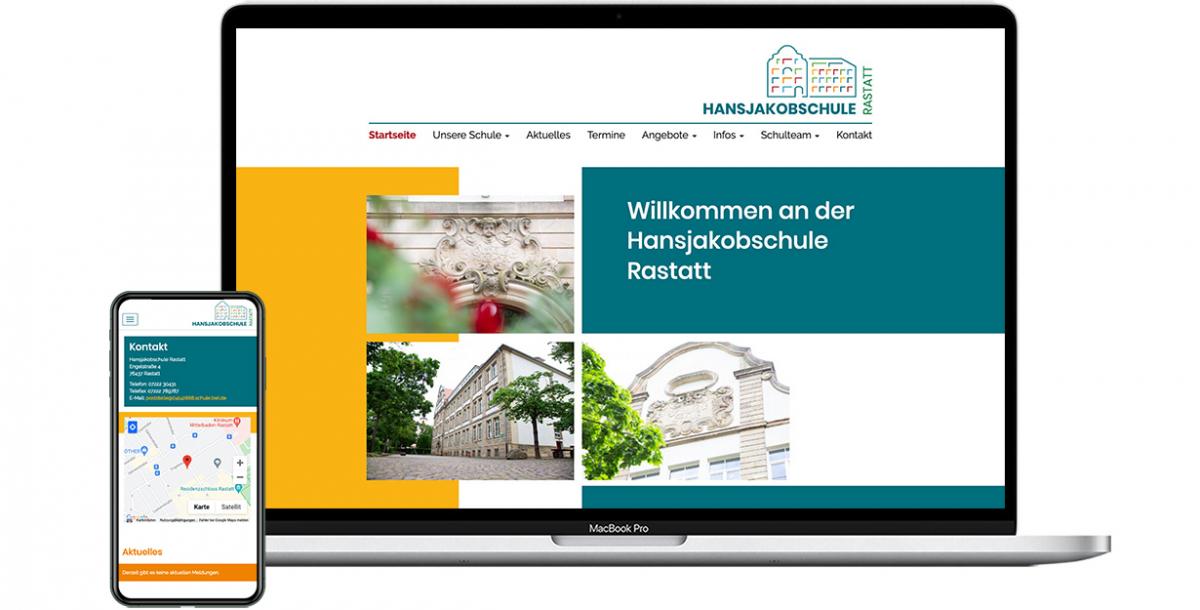 Webdesign: Hansjakobschule Rastatt